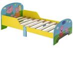 Peppa Pig peuterbed, Kinderen en Baby's, Kinderkamer | Bedden, Ophalen, 70 tot 85 cm, Zo goed als nieuw, Lattenbodem
