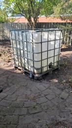 IBC Watercontainer 1000L, Tuin en Terras, Ophalen, Kunststof, Gebruikt, Met kraantje