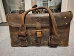 Vintage dokters tas, Ophalen, Gebruikt, Bruin, Rugtas