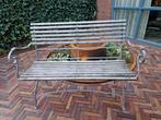 Brocante Tuinbank van Tropisch Hardhout., Tuin en Terras, Tuinbanken, Ophalen, Hout