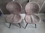 2 Eetkamerstoelen - Kunnen nog mee!, Huis en Inrichting, Stoelen, Gebruikt, Twee, Bruin, Ophalen of Verzenden