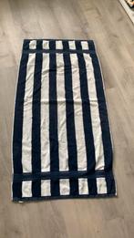 Grote blauw witte  handdoek 125 x 60 cm breed, Ophalen, Gebruikt, Blauw, Handdoek