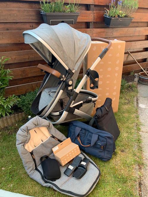 Joolz Geo Studio Gris -incl veel extra’s!, Kinderen en Baby's, Kinderwagens en Combinaties, Gebruikt, Combiwagen, Luchtbanden