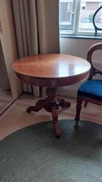 Antieke  eettafel, bijzettafel, keukentafel, wijntafel ø 80, Antiek en Kunst, Antiek | Meubels | Tafels, Ophalen