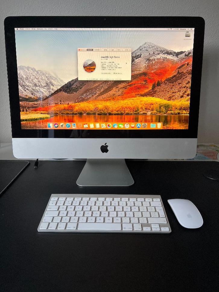 iMac 21.5 inch late 2009, Computers en Software, Desktop Pc's, Gebruikt, 3 tot 4 Ghz, SSD, 8 GB, Met videokaart, Met monitor, Ophalen