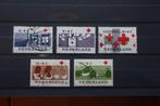 Nederland NVPH 1015 - 1019 Rodekruis zegels - Gestempeld, Postzegels en Munten, Postzegels | Nederland, Na 1940, Verzenden, Gestempeld