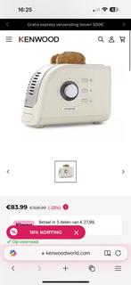 Kenwood broodrooster beige, Witgoed en Apparatuur, Broodroosters, Ophalen of Verzenden, Nieuw