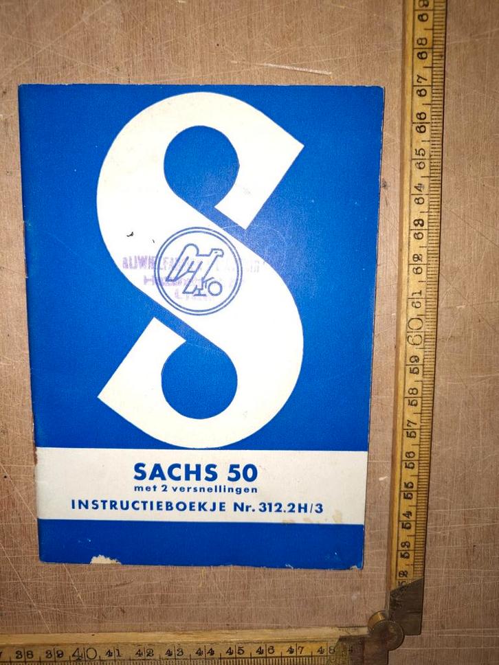 Handboek Sachs 50/2, Fietsen en Brommers, Handleidingen en Instructieboekjes, Gebruikt, Ophalen of Verzenden