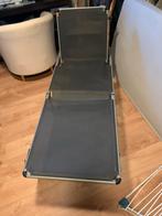 2x Inklapbare aluminium ligbed 1x gebruikt, Ophalen, Gebruikt, Aluminium, Inklapbaar