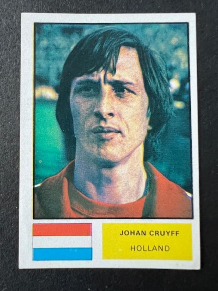 Uniek Mint Johan Cruyff AJAX plaatje world cup 1974 zeldzaam, Verzamelen, Sportartikelen en Voetbal, Nieuw, Poster, Plaatje of Sticker