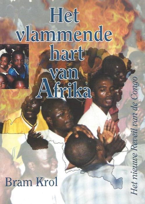 Het vlammende hart van Afrika / Bram Krol., Boeken, Godsdienst en Theologie, Zo goed als nieuw, Christendom | Protestants, Ophalen of Verzenden