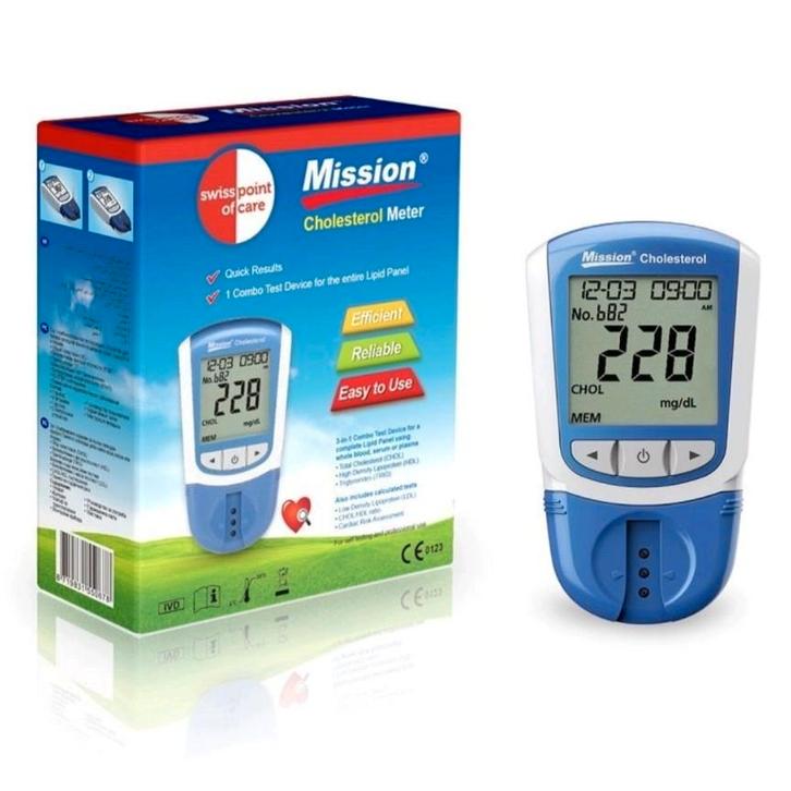Mission 3-in-1 Cholesterol Meter Startpakket, Boeken, Gezondheid, Dieet en Voeding, Nieuw, Ziekte en Allergie, Ophalen of Verzenden