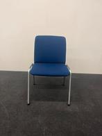 Vergaderstoel zonder armlegger donker blauw, Ophalen of Verzenden, Gebruikt, Blauw, Vijf, Zes of meer stoelen