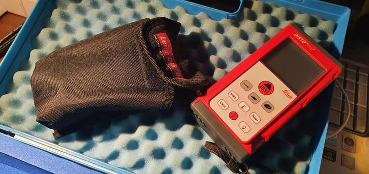 Leica laser afstandmeter Disto tm lite 5 complete set, Doe-het-zelf en Verbouw, Meetapparatuur, Ophalen of Verzenden