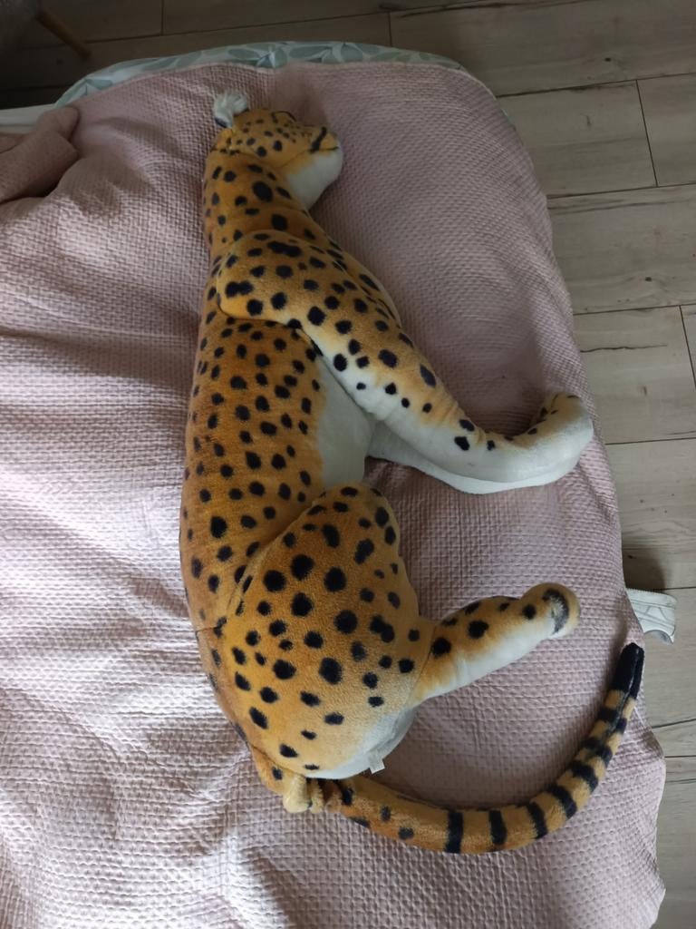 Grote Pluche Cheetah, Ophalen, Zo goed als nieuw, Overige typen
