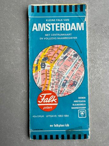 Amsterdam Plattegrond Kaart 1983-1984 beschikbaar voor biedingen
