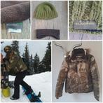 Snowboard/ski-jas dames met bijpassende muts en haarband., Ophalen of Verzenden, Zo goed als nieuw