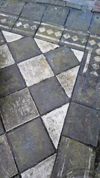 Stoeptegels dambord, Tuin en Terras, Ophalen, Beton, Terrastegels
