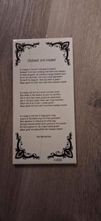 Tekstbordje 'Gebed om moed' Nel Benschop, Antiek en Kunst, Ophalen of Verzenden
