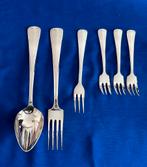 Gero 100 verzilverd model 220 Classique: lepel vork vorkjes, Ophalen, Gebruikt, Overige materialen, Los bestek