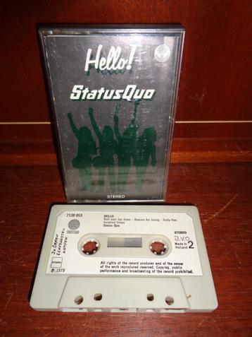 Status Quo cassette "Hello" [Nederland-1973] beschikbaar voor biedingen