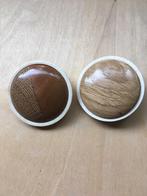 Unieke houten Broches, Ophalen of Verzenden, Nieuw, Bruin, Overige materialen