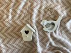 Leuke Huisdecoratie: Vogelhuisje & Fotolijstje, Antiek en Kunst, Ophalen of Verzenden