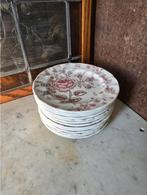 Taartbordje rose chintz Johnson Bros, Antiek en Kunst, Ophalen of Verzenden