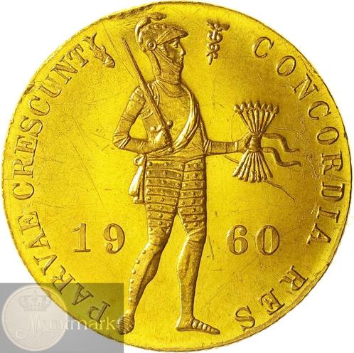 Nederland - Gouden dukaat 1960 Juliana ZELDZAAM, Postzegels en Munten, Munten | Nederland, Losse munt, Overige waardes, Koningin Juliana