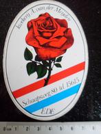 sticker kwekerij A. van der Meijden ede logo roos rozen, Verzenden, Zo goed als nieuw, Bedrijf of Vereniging