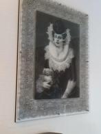 portret op plexiglas met witte achterwand, Antiek en Kunst, Ophalen