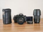 Canon EOS 600D met 2 lenzen en tas, Audio, Tv en Foto, Fotocamera's Digitaal, Gebruikt, Spiegelreflex, Canon, Ophalen of Verzenden