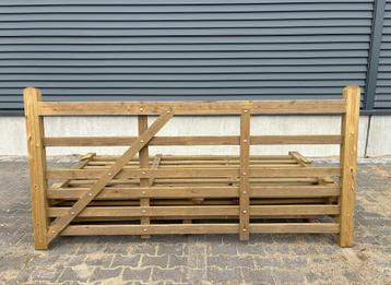 POORT 2.40m breed | Houten poort | Weidepoort | Hekwerk beschikbaar voor biedingen