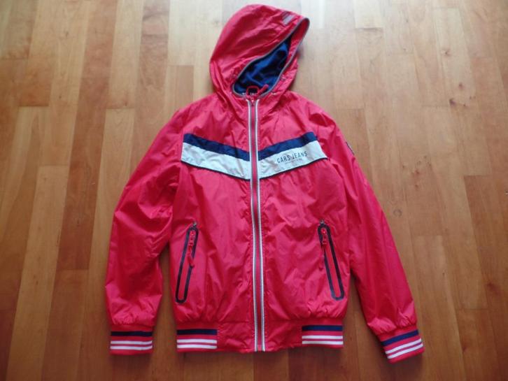 ZGAN leuke, rode Cars Jeans zomerjas 146/152, Kinderen en Baby's, Kinderkleding | Maat 146, Zo goed als nieuw, Jongen, Jas, Ophalen of Verzenden