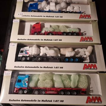 CONTAINER TRUCKS DIVERSEN -H0- beschikbaar voor biedingen