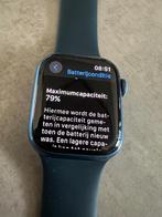 Apple Watch 7, Blauw, Gebruikt, Ophalen of Verzenden, IOS