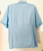 Erfo blouse korte mouw maat 48, Kleding | Dames, Ophalen of Verzenden, Zo goed als nieuw, Maat 46/48 (XL) of groter, Blauw