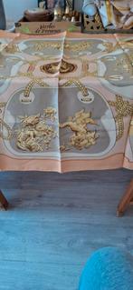 collectors item de echte hermes parijs. kleur zalm, Kleding | Dames, Ophalen of Verzenden, Nieuw, Sjaal