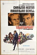 Counterpoint (1968) - Originele filmposter, Ophalen of Verzenden, A1 t/m A3, Film en Tv, Rechthoekig Staand