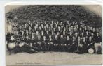 x03141 harmonie st cecilia tegelen statiefoto, Verzenden, Voor 1920, Ongelopen, Limburg