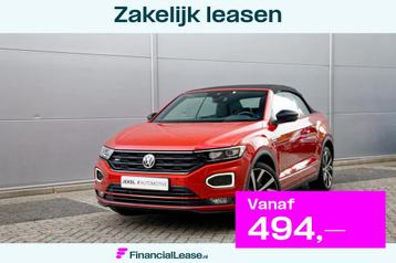Volkswagen T-Roc Cabrio 1.5 TSI R-Line Leer, 19" LM velgen,  beschikbaar voor biedingen