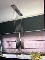 Moderne hanglamp met rvs buizen, Ophalen, Gebruikt, Metaal, 50 tot 75 cm