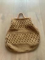 Handtas riet gehaakt nieuw, Sieraden, Tassen en Uiterlijk, Tassen | Damestassen, Ophalen of Verzenden, Zo goed als nieuw, Bruin