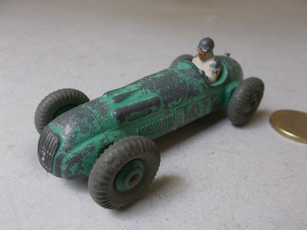 1953 Dinky Toys 23J H.W.M. FORMULE 1 RACING CAR (-D-), Ophalen of Verzenden, Gebruikt, Auto, Dinky Toys