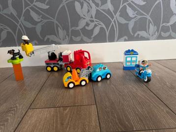 LEGO DUPLO brandweer - sleepwagen - politie (3 sets) beschikbaar voor biedingen
