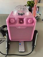 Karaoke-apparaat met discoverlichting, Audio, Tv en Foto, Karaoke-apparatuur, Ophalen of Verzenden, Zo goed als nieuw