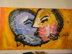 Herman Brood XL - Origineel Kunstwerk op Canvas, Antiek en Kunst, Ophalen of Verzenden