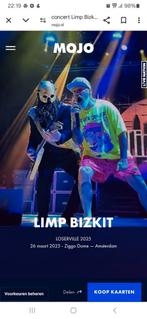 2 kaartjes voor Limp Bizkit 26 maart 2025 Ziggo Dome, Tickets en Kaartjes