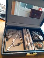 Mooie Ziveren oude Sieraden in nieuwe doos, Sieraden, Tassen en Uiterlijk, Beautycases, Ophalen, Nieuw, Overige kleuren