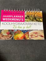 Koolhydraatarm Keto Jaarplanner TheNewFood, Ophalen of Verzenden, Zo goed als nieuw, Overige gebieden, Gezond koken